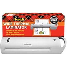 Scotch Thermal Laminator, Extra Wide 13 Inch Input, Ideal for Teachers, Small Offices, or Home (TL1302X)
