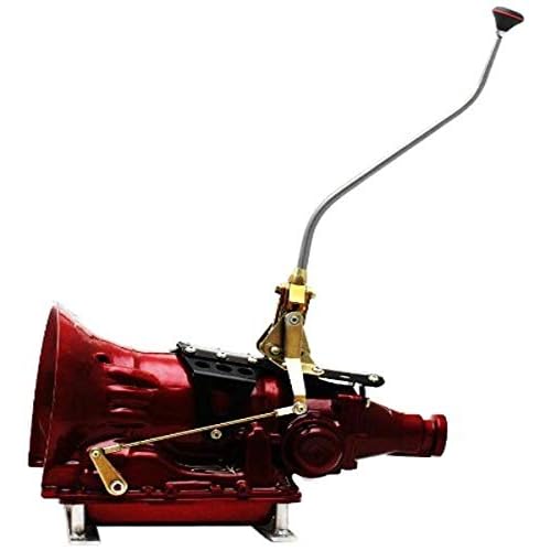 American Shifter 57923 Dual Action Automatic Transmission Shifter Kit with 23 Dual Bend Arm and Black Knob for GM 700R4 Transmission
