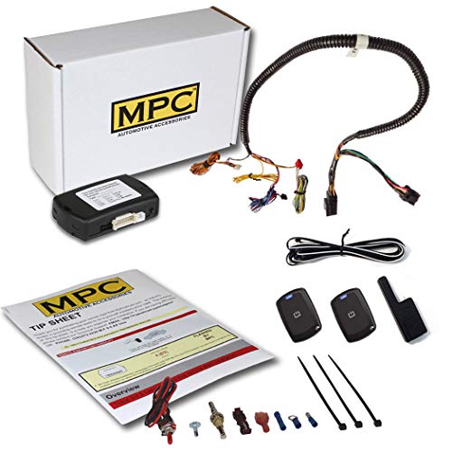MPC Complete Plug-n-Play 1-Button Remote Start Kit Compatible with Dodge Challenger 2008-2010 Gas - with T-Harness