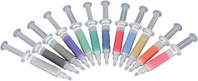 TEMO 12 pc 5 Gram Diamond Lapping Paste Polishing Compound Syringe Set 0.5-40 Micron Grit#450 to #30,000 for Jewelry, Metal, Ring, Gemstone, Glass, Coin