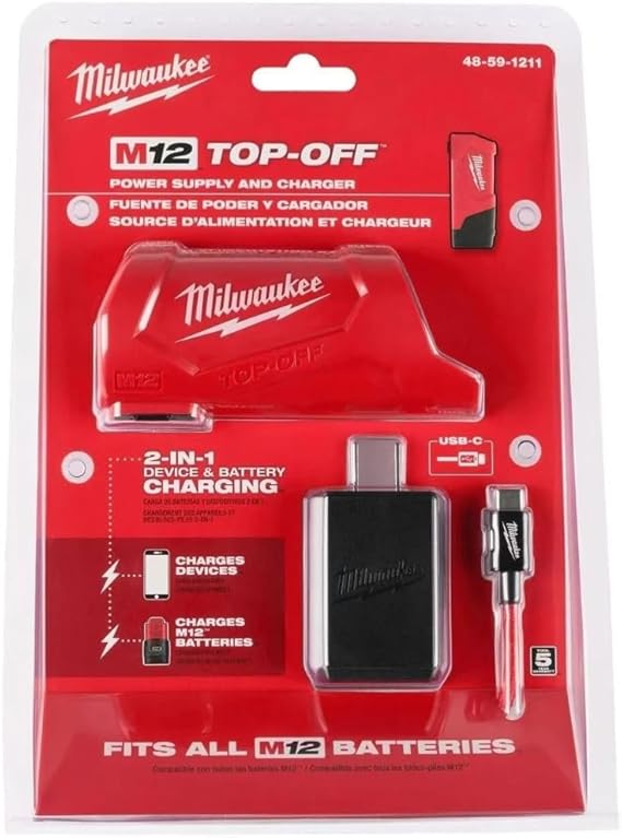 Milwaukee Electric - M12 TOP-Off Power Supply and Charger